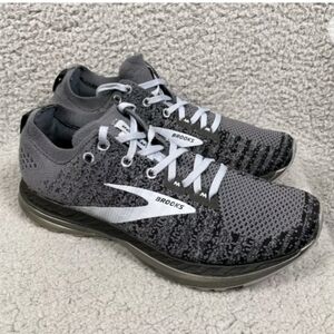 Brooks Gray and Black Athletic Shoes